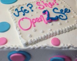 Gender Reveal Cake Custom Cakes NJ