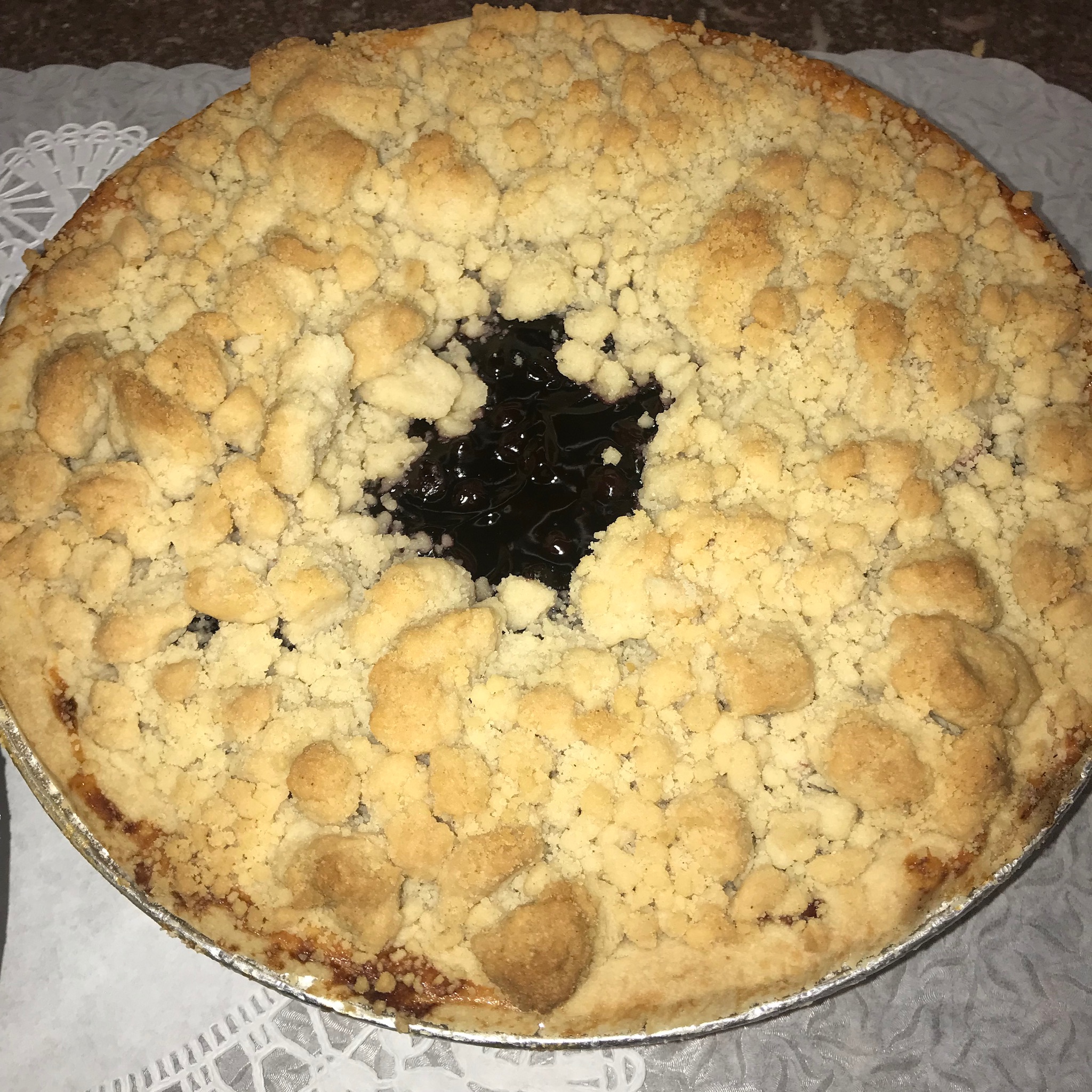 Blueberry Crumb Pie Red Rose Bakery NJ